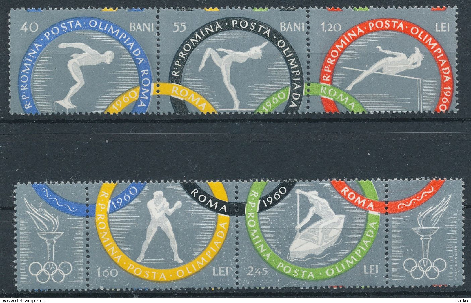 1960. Romania - Olympic Games - Sommer 1960: Rom