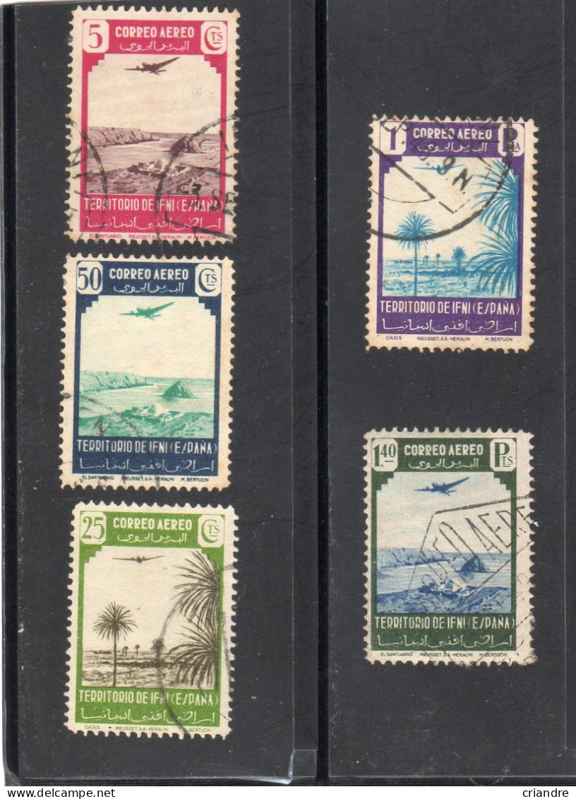 IFNI : PA  Année 1943 Lot De 5 Valeurs  N° 26/30 Oblitérés - Ifni