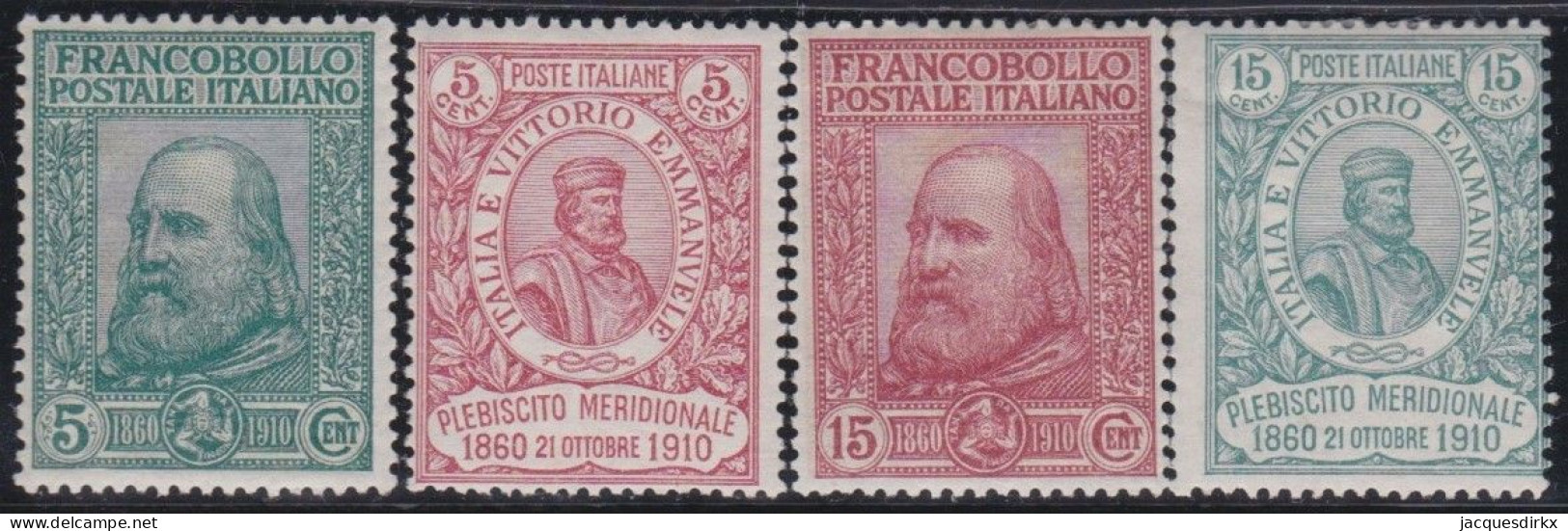 Italy   .  Y&T   .     83/86  (2 Scans)     .    *        .  Mint-hinged - Neufs