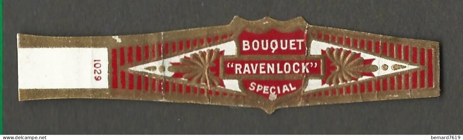 Bague De Cigare   Ancienne 1870 - 1920 - Bouquet Ravenlock  Special - Bagues De Cigares