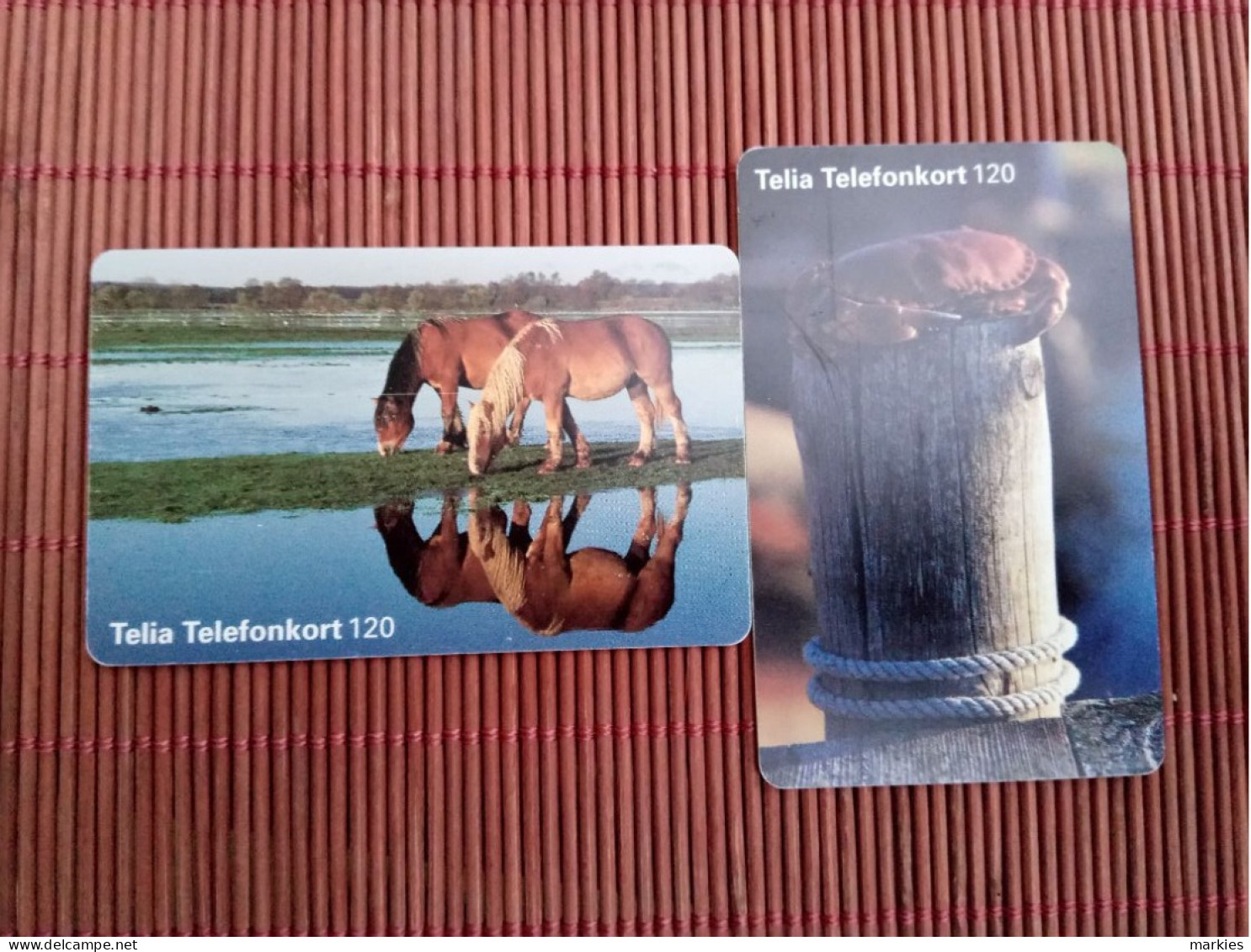 2Phonecards  120 UNITS Zweden Used Rare - Schweden