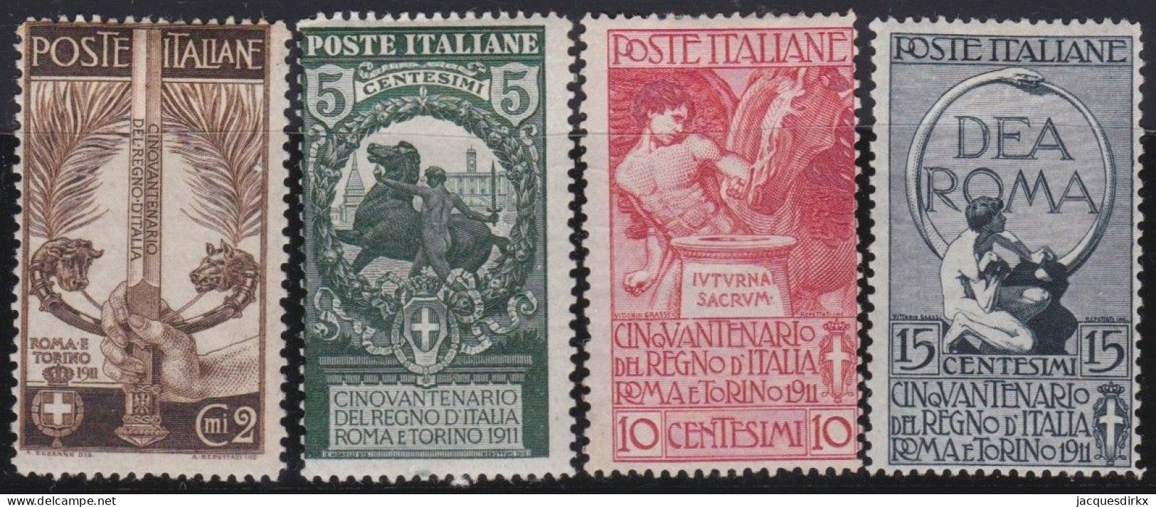 Italy   .  Y&T   .     88/91    .    *        .  Mint-hinged - Nuovi