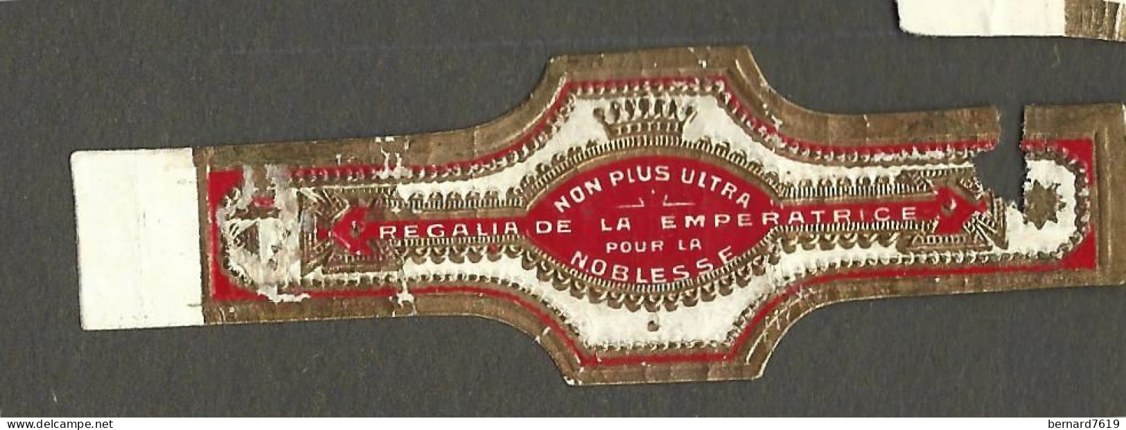 Bague De Cigare   Ancienne  1870 - 1920 - Regalia De La  Emperatrice Pour La Noblesse - Bagues De Cigares