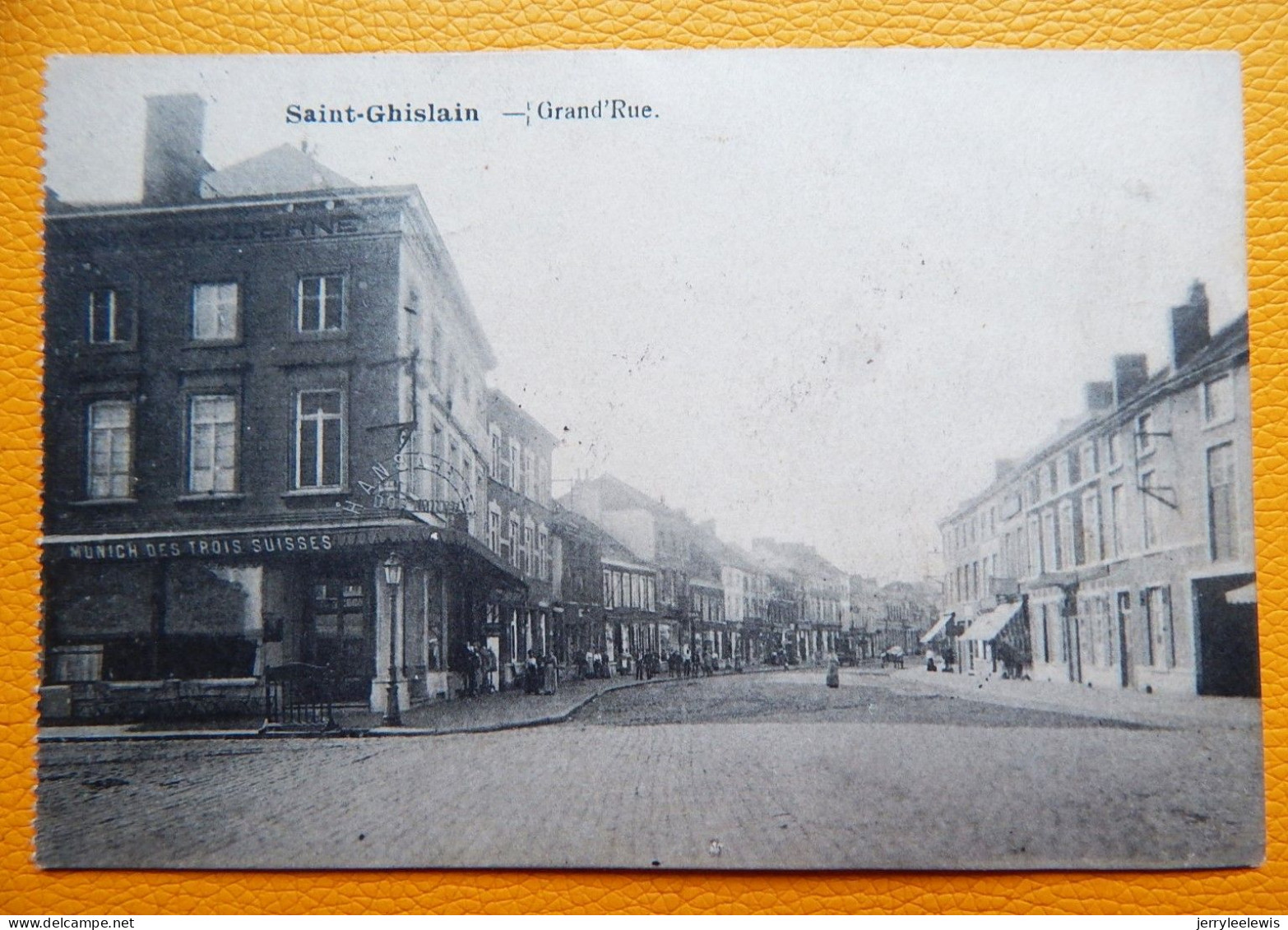 SAINT-GHISLAIN  - Grand' Rue -  1919 - Saint-Ghislain