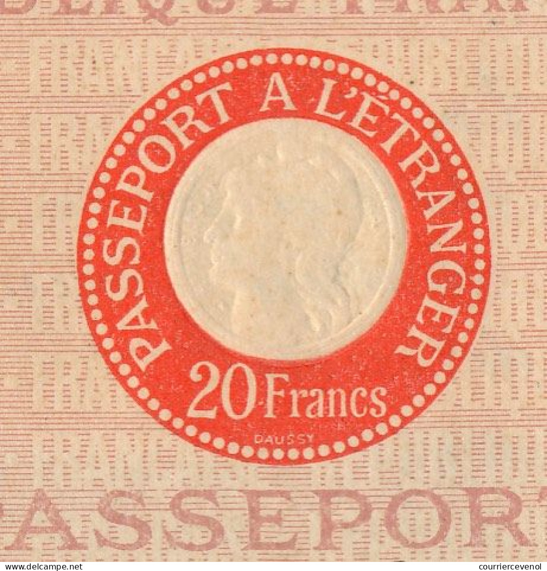 FRANCE - Passeport à L'étranger 20F Barcelonnette (Basses Alpes) 1932 - Photos Mère Et Enfant - Zonder Classificatie