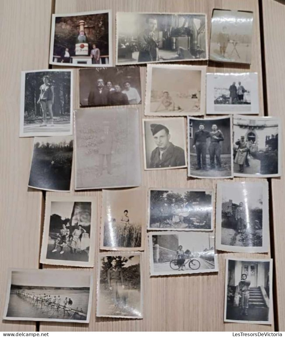 Lot De 25 Photos Thèmes Et Formats Divers - Certaines Identifiées - Personnes Anonymes