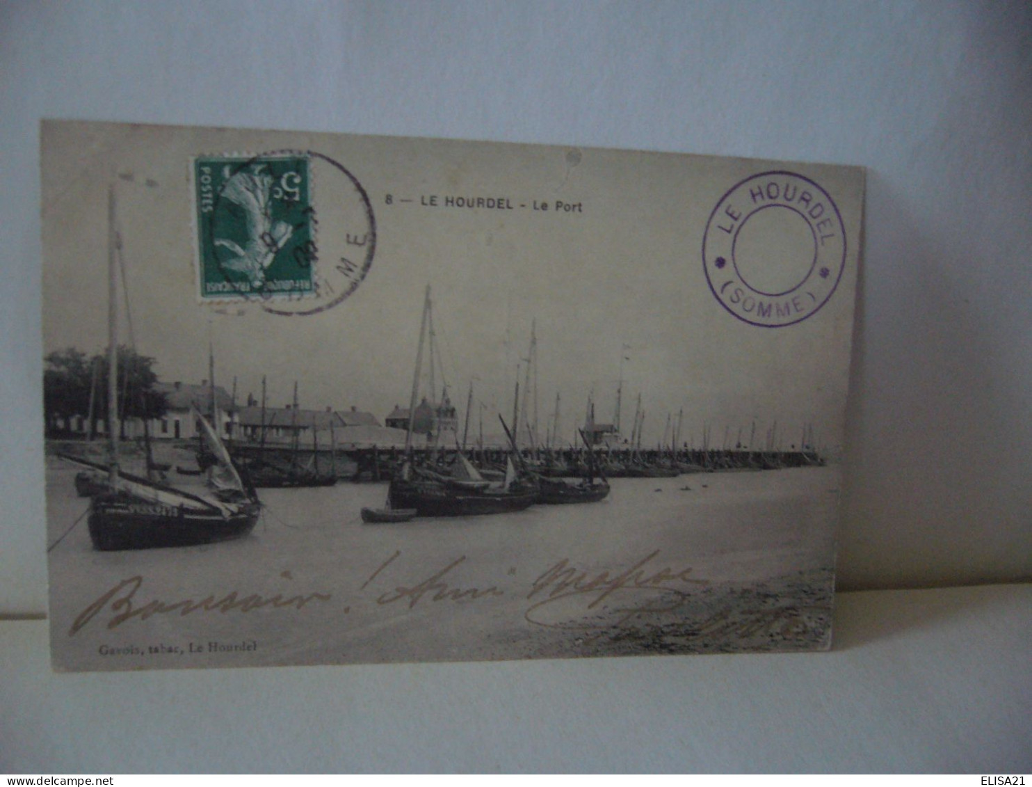 LE HOURDEL 80 SOMME LE PORT CPA - Le Hourdel