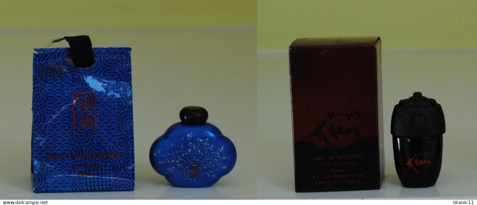 Port Gratuit - Lot De 2 Miniatures De Marc De La Morandière (France) - Mignon Di Profumo Donna (con Box)