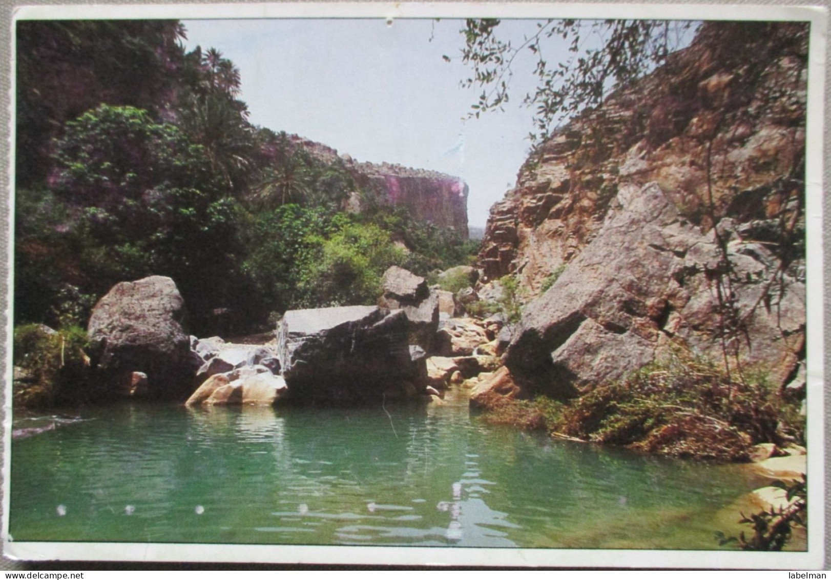 UAE UNITED ARABS EMIRATES OMAN WADI MISFA OASIS DESERT POSTCARD CARTOLINA KARTE ANSICHTSKARTE CARD CARTE POSTALE - Jordania