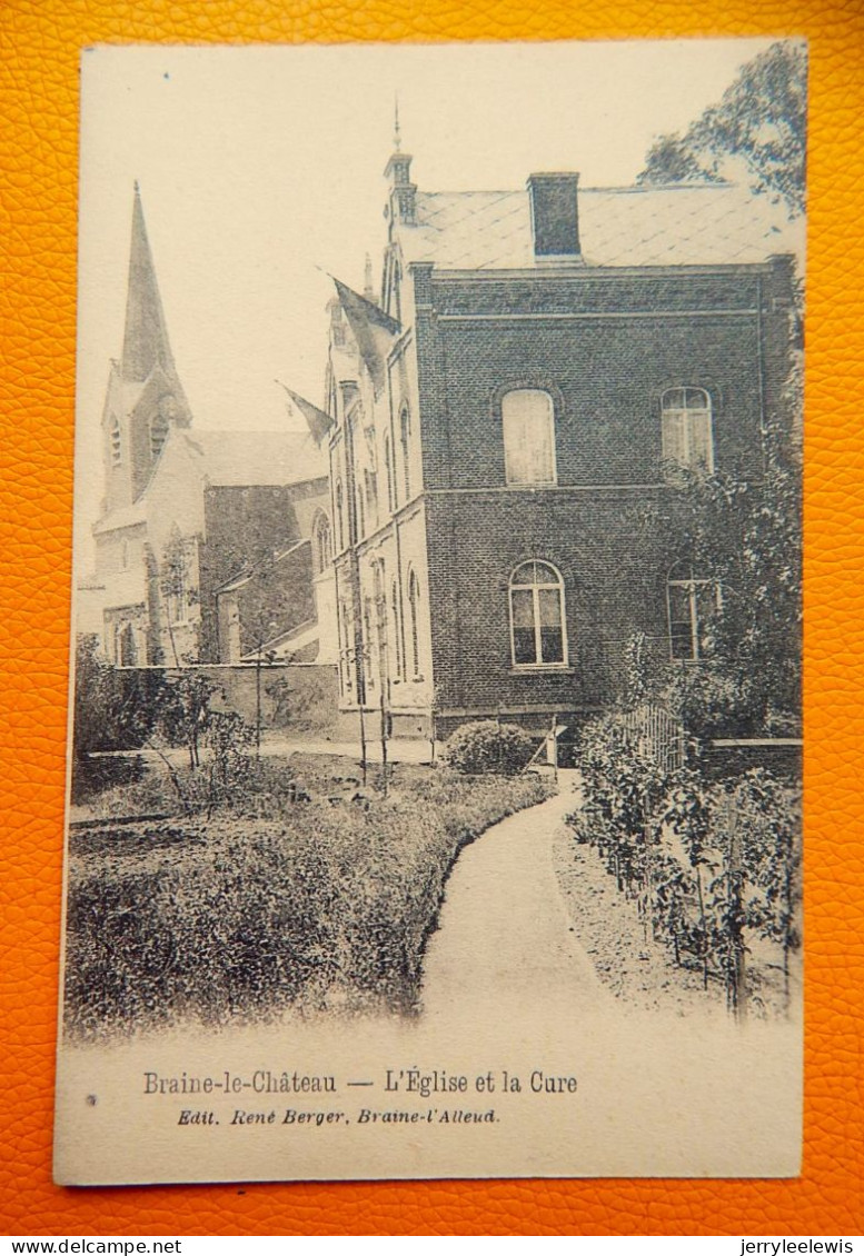 BRAINE-le-CHÂTEAU   -  L'Eglise Et La Gare - Kasteelbrakel