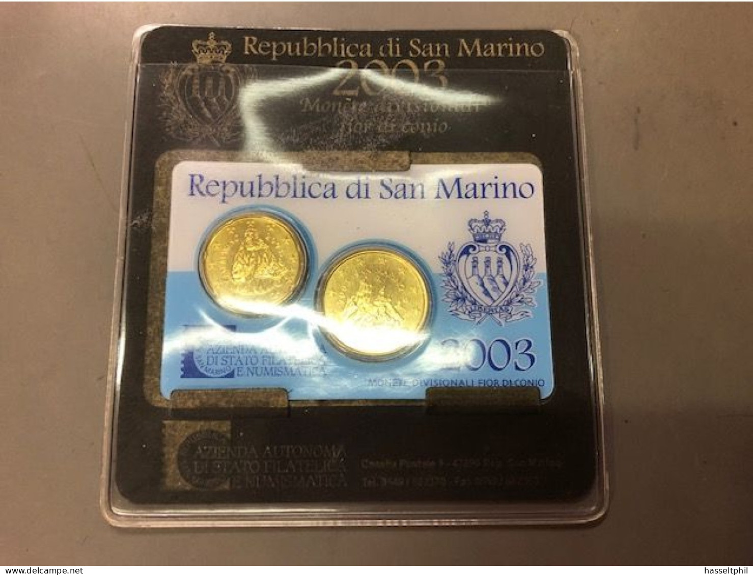 SAN MARINO 2003 - EUROMUNTEN Short Set 20 + 50 Cent - San Marino