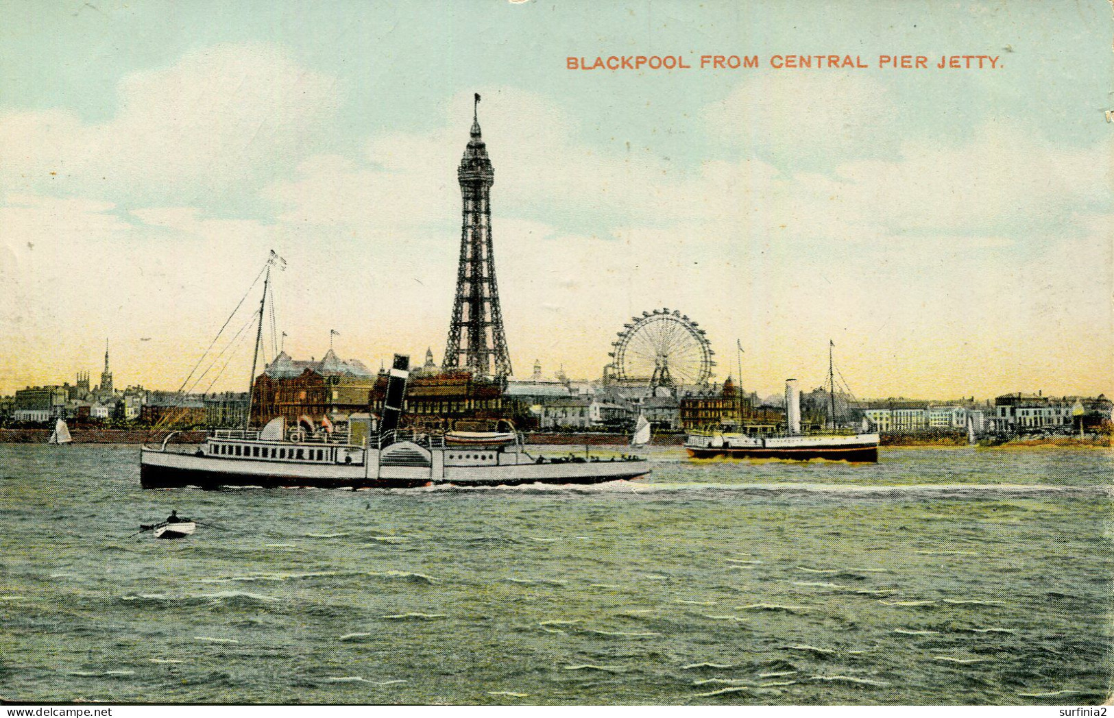 LANCS - BLACKPOOL - FROM CENTRAL PIER JETTY  La4325 - Blackpool