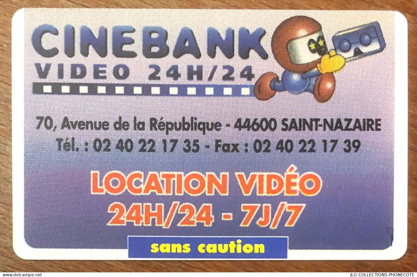 CARTE INTERNET CYBERIS 15U VERSO CINEBANK PAS VIDEO FUTUR TELEFONKARTE SCHEDA PHONECARD TARJETA PREPAID PREPAYÉE - Otros & Sin Clasificación