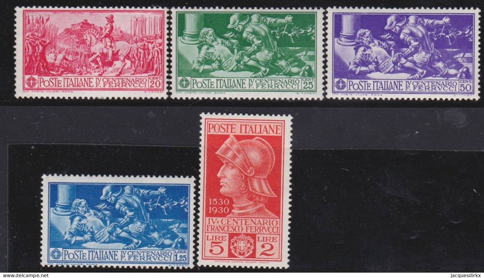 Italy   .  Y&T   .     258/262     .    **  (258: *)       .    MNH - Neufs