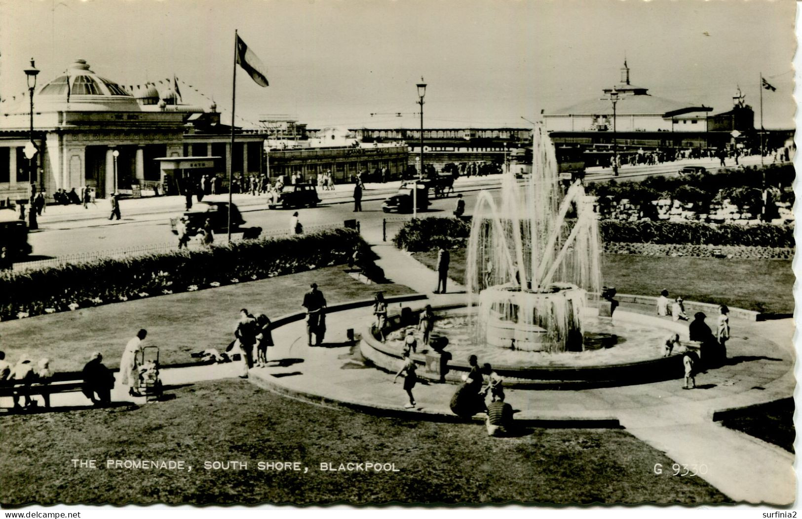 LANCS - BLACKPOOL - THE PROMENADE, SOUTH SHORE RP  La4332 - Blackpool