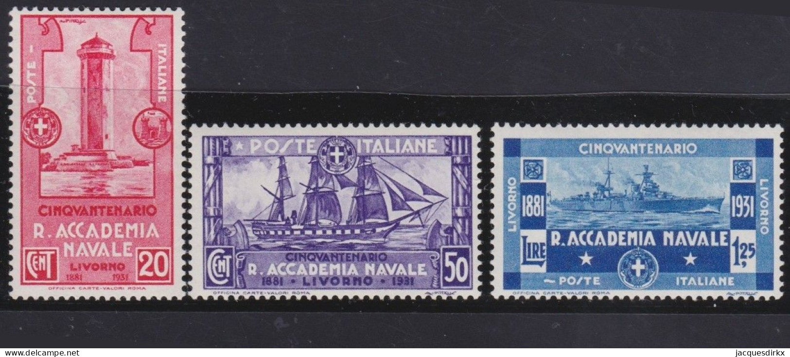 Italy   .  Y&T   .     280/282        .    **         .    MNH - Mint/hinged