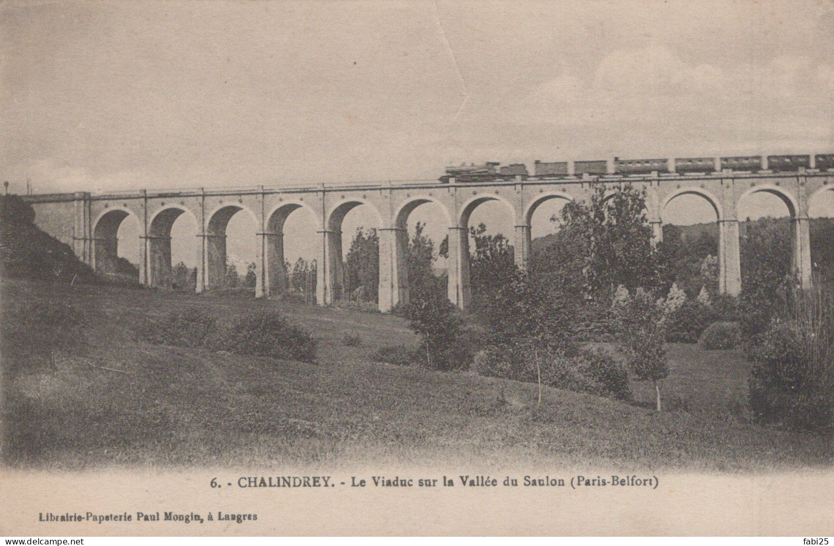 CHALINDREY LE VIADUC SUR LA VALLEE DU SAULON - Chalindrey