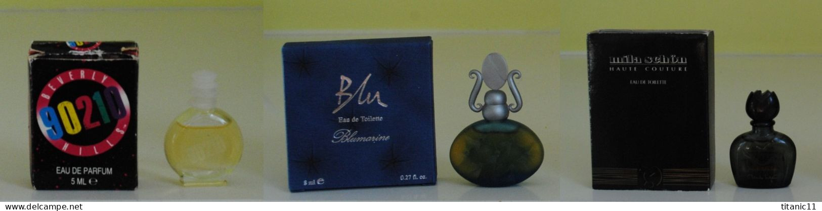 Port Gratuit - Lot De 3 Miniatures Italiennes Pour Femme (Italie) - Miniatures Womens' Fragrances (in Box)