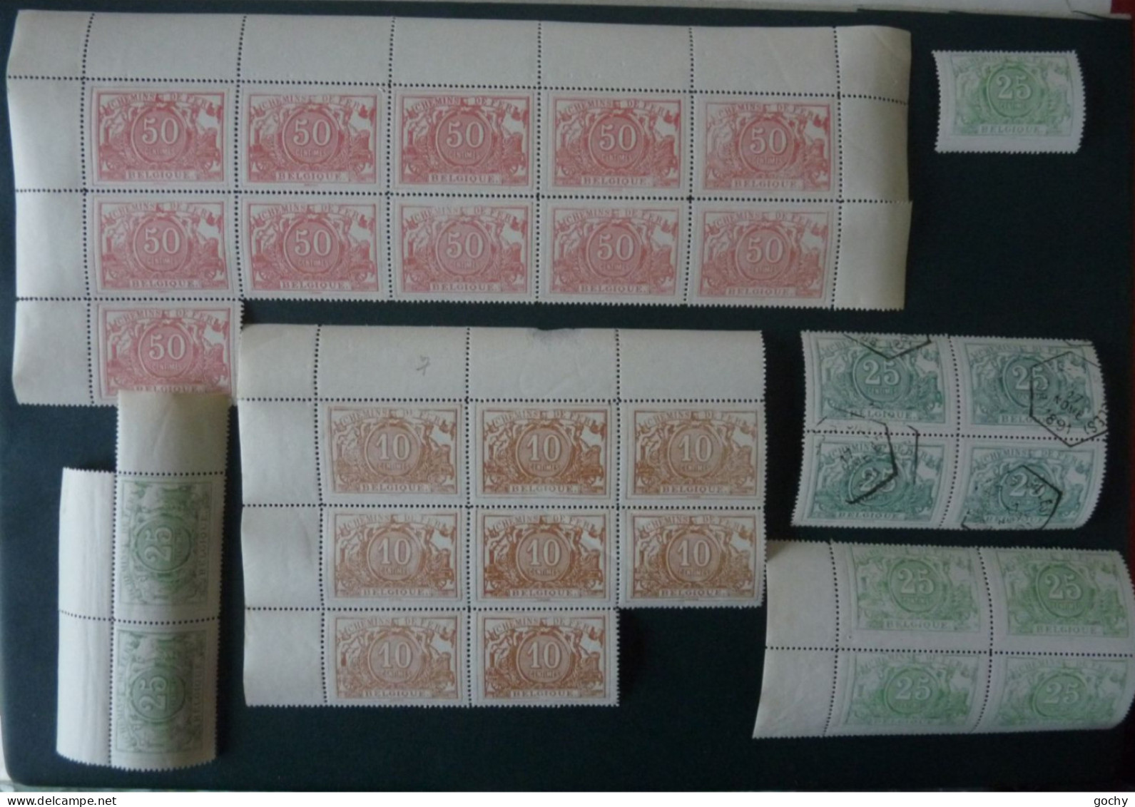 BELGIUM : Lot CF   MNH / USED REPRO?? 1882 / 1894 - Otros & Sin Clasificación