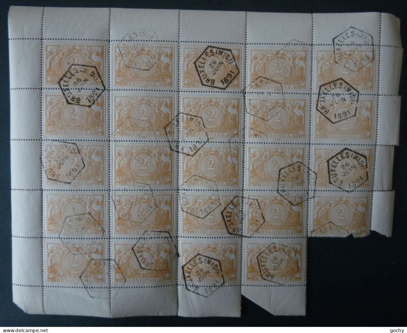 BELGIUM : Lot CF N° 14  USED      REPRO?? 1882 / 1894 - Usati