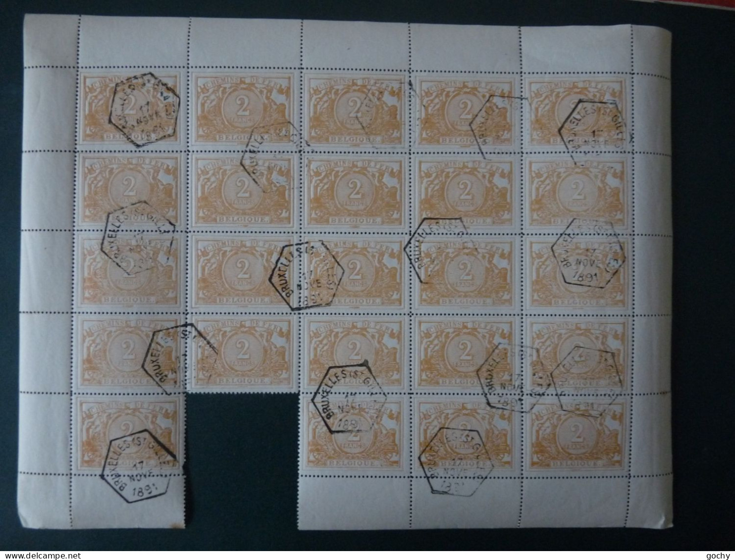 BELGIUM : Lot CF N° 14  USED      REPRO?? 1882 / 1894 - Oblitérés