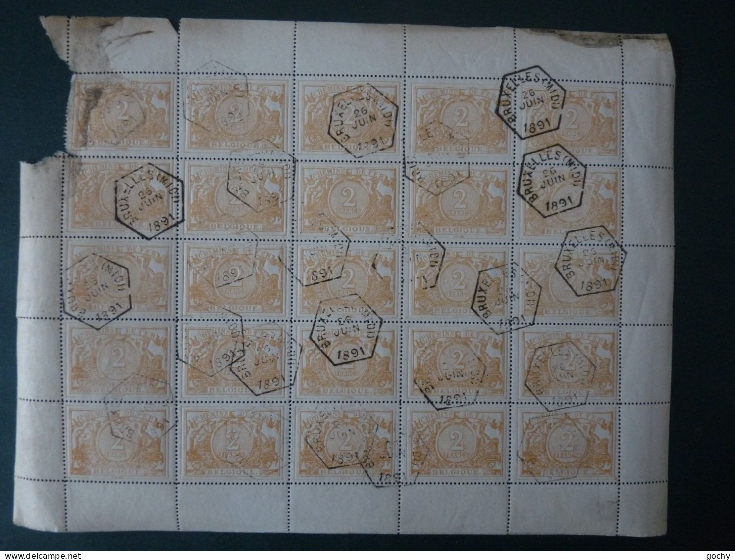 BELGIUM : Lot CF N° 14  USED      REPRO?? 1882 / 1894 - Afgestempeld