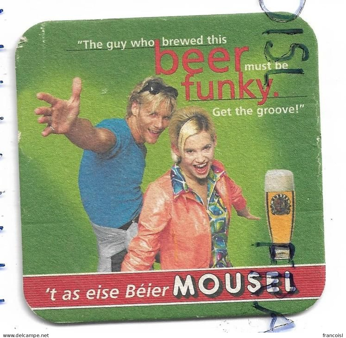 Sous Bock. Bière Mousel. Summer In The City, Luxembourg 1998 - Alkohol