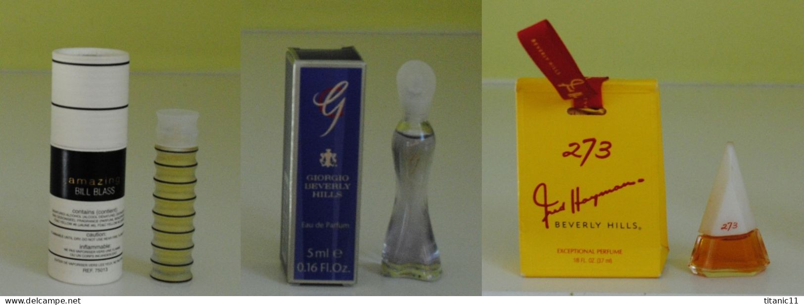 Port Gratuit - Lot De 3 Miniatures De Parfum Américaines Pour Femme (USA) - Miniaturen Damendüfte (mit Verpackung)