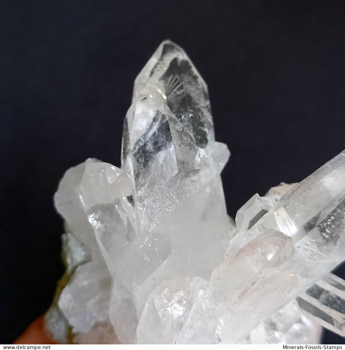 #MB48 Splendido QUARZO cristalli (Monte Bianco, Val d'Aosta, Italia)