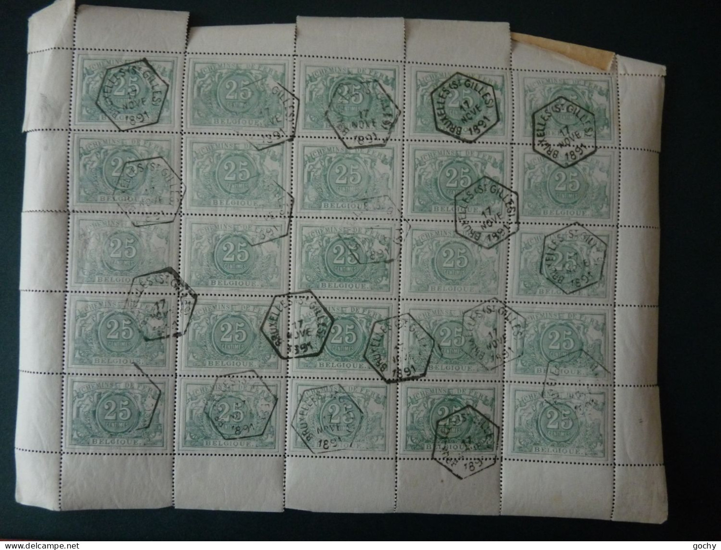 BELGIUM : Lot CF N° 10  USED      REPRO?? 1882 / 1894 - Sonstige & Ohne Zuordnung