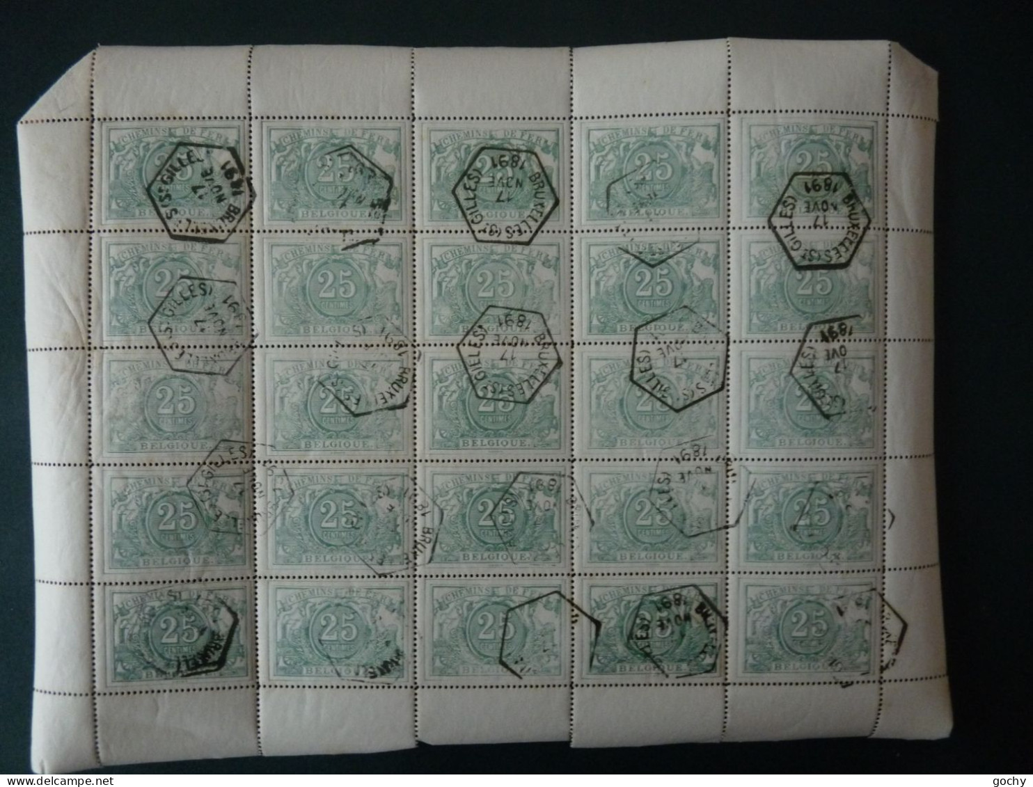 BELGIUM : Lot CF N° 10  USED      REPRO?? 1882 / 1894 - Usati