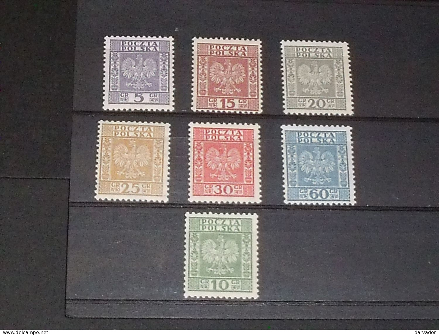 Pt 184,5 / POLOGNE  : N° 356 à 362 Neuf ** MNH      TTB - Unused Stamps