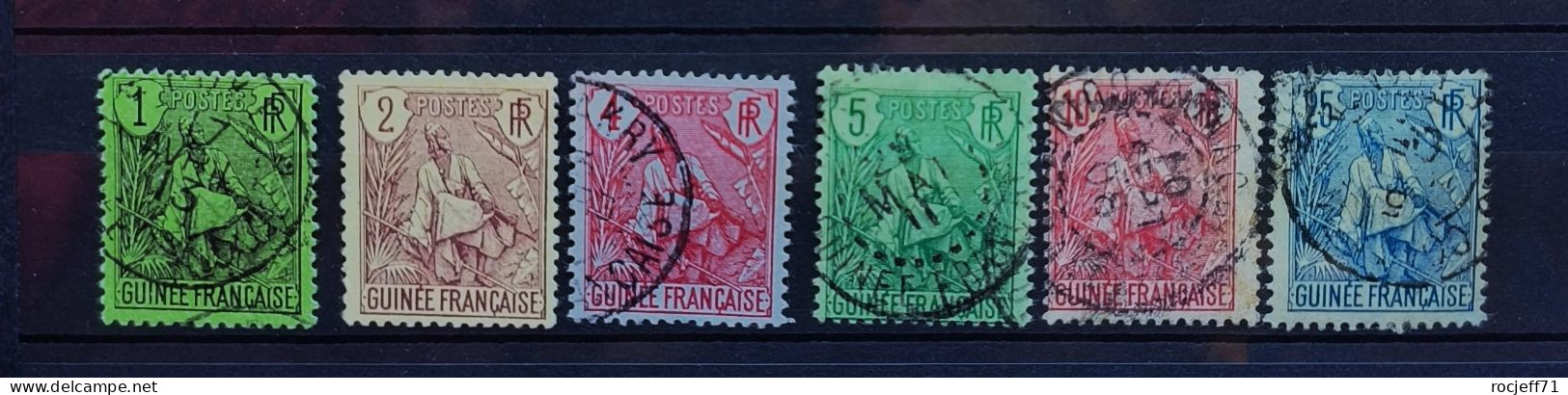 01 - 24 // Guinée - Lot Entre N° 18 Et N° 24 - Used Stamps