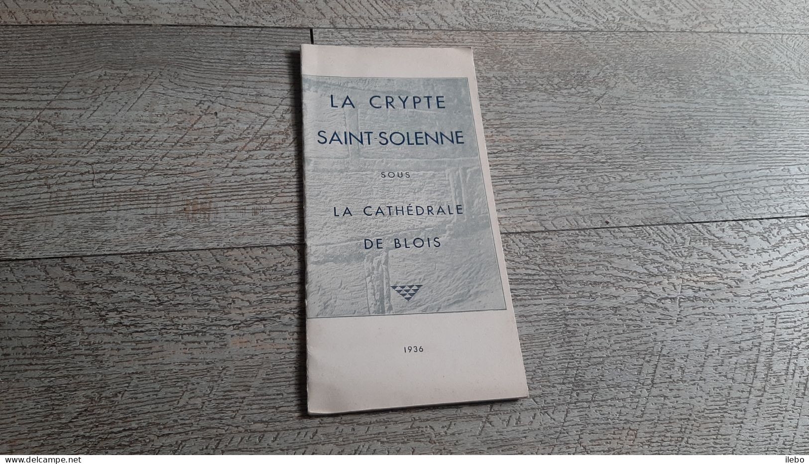 La Crypte Sainte Solenne Sous La Cathédrale De Blois 1936 Histoire Photos - Centre - Val De Loire