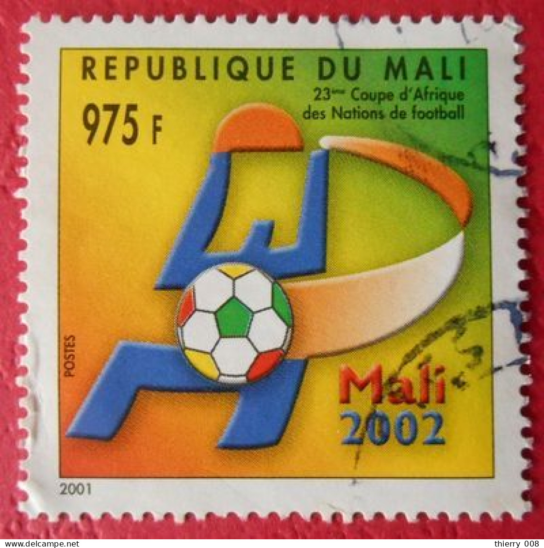 89 Mali Coupe D’Afrique Des Nations De Football  Oblitéré - Afrika Cup