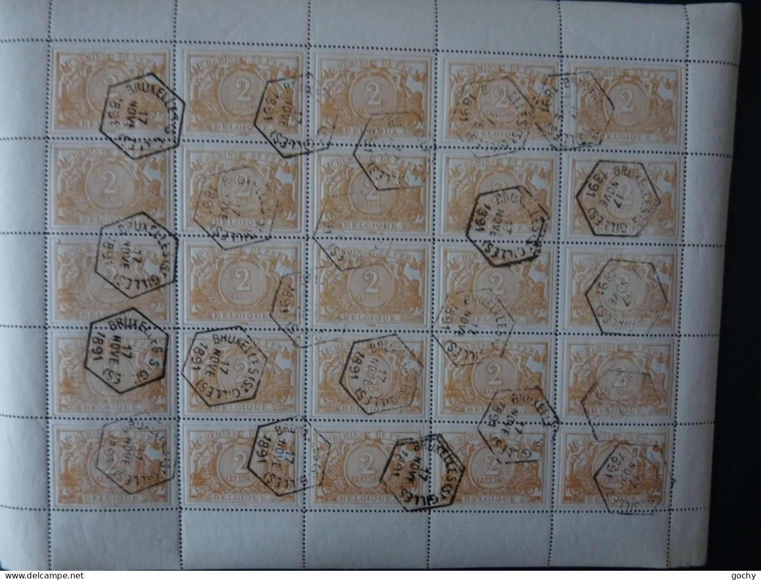 BELGIUM : Lot CF N° 14  USED      REPRO?? 1882 / 1894 - Autres & Non Classés