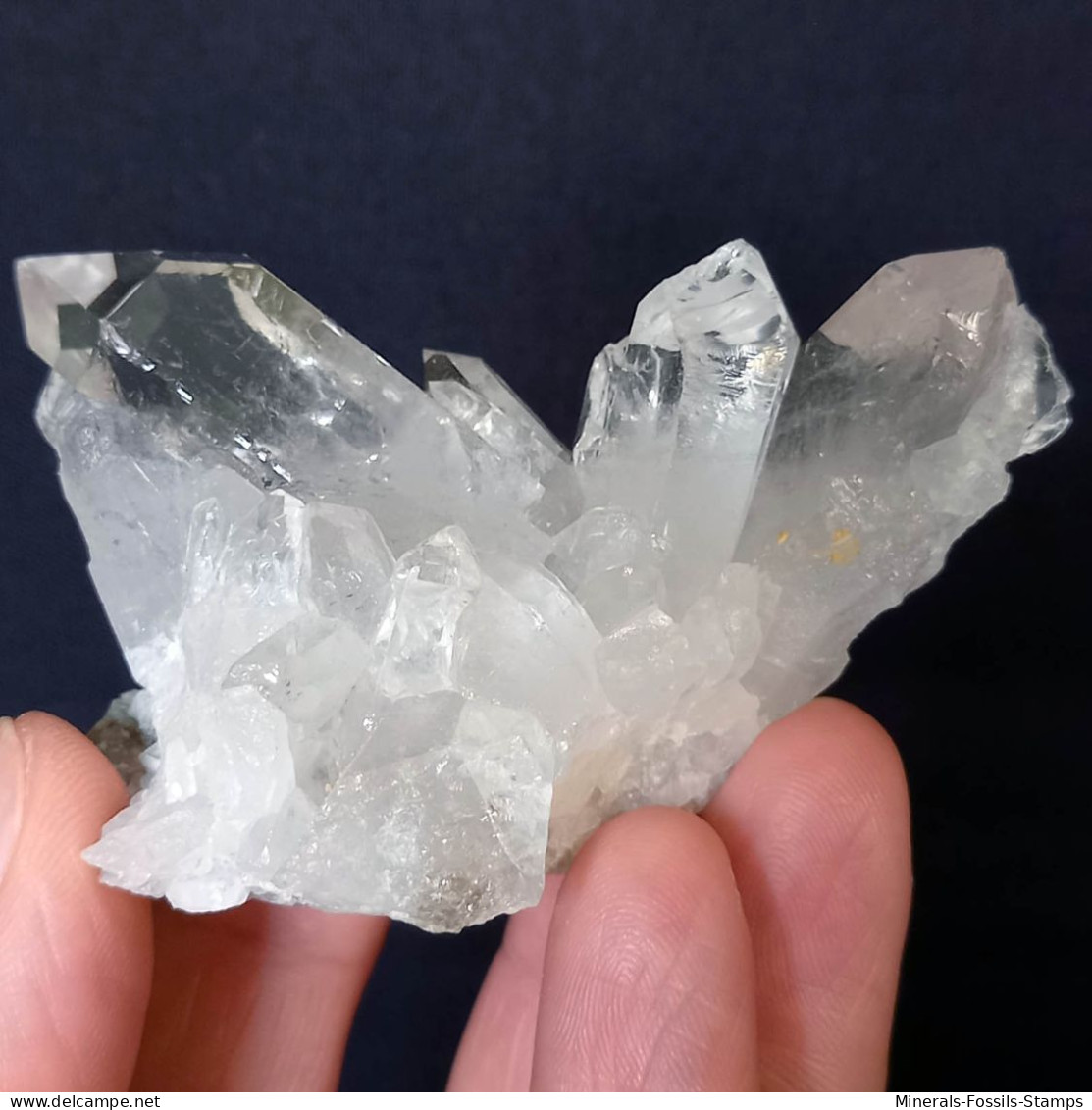#MB52 Splendido QUARZO Cristalli (Monte Bianco, Val D'Aosta, Italia) - Minerales