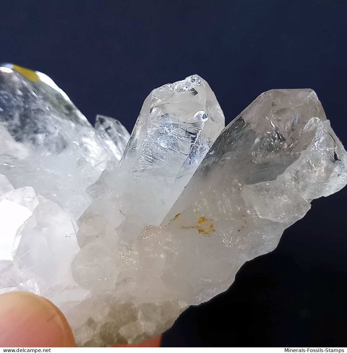 #MB52 Splendido QUARZO cristalli (Monte Bianco, Val d'Aosta, Italia)