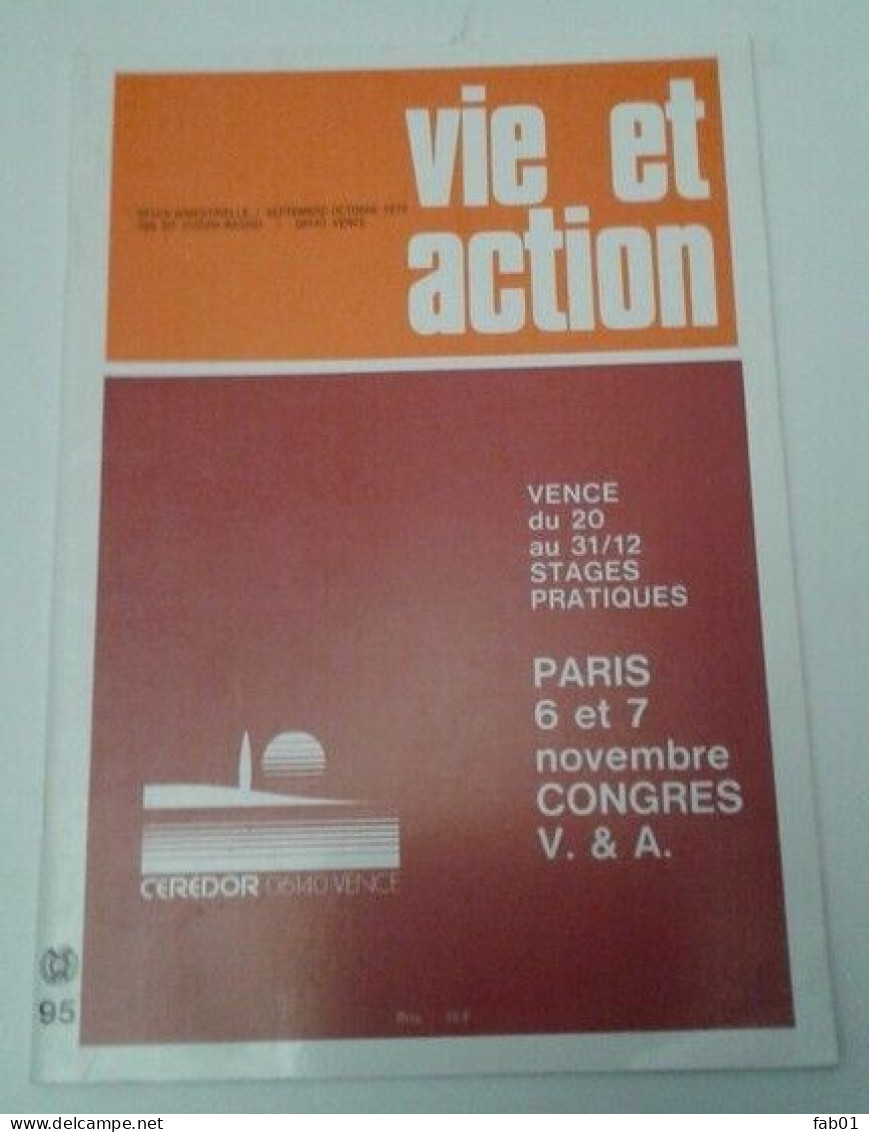 Naturopathie: Vie Et Action ( 1976 -vitiligo,cancers,amygdales,le Miel,aliments). - Médecine & Santé