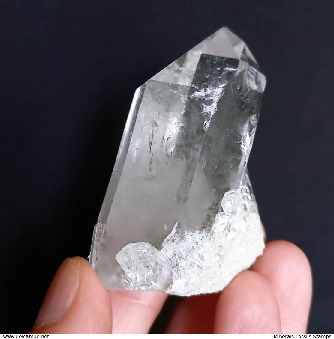 #MB56 Splendido QUARZO Cristalli (Monte Bianco, Val D'Aosta, Italia) - Minerals