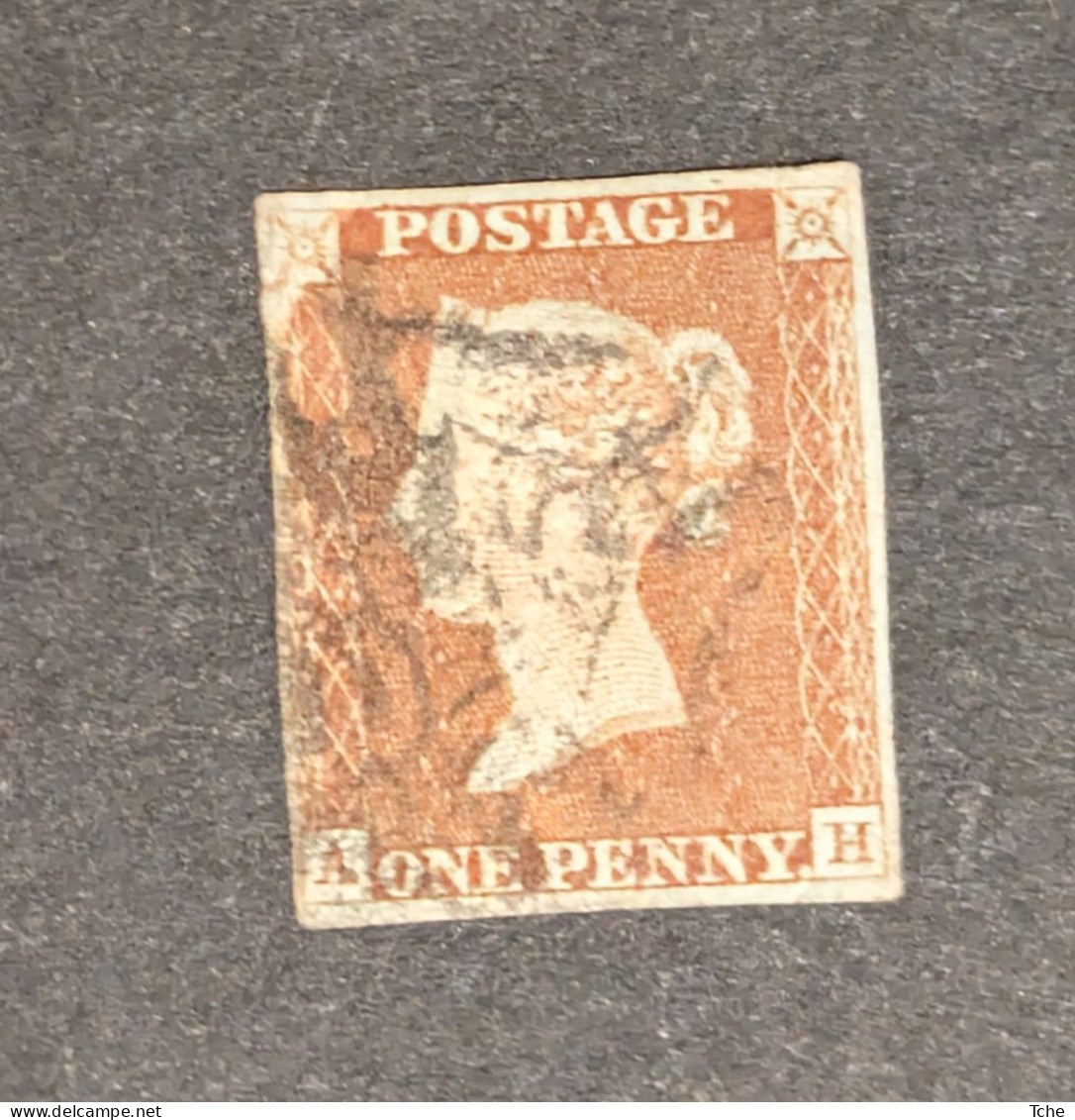 Grande Bretagne Oblitéré N YT 3 Lettres A H - Used Stamps