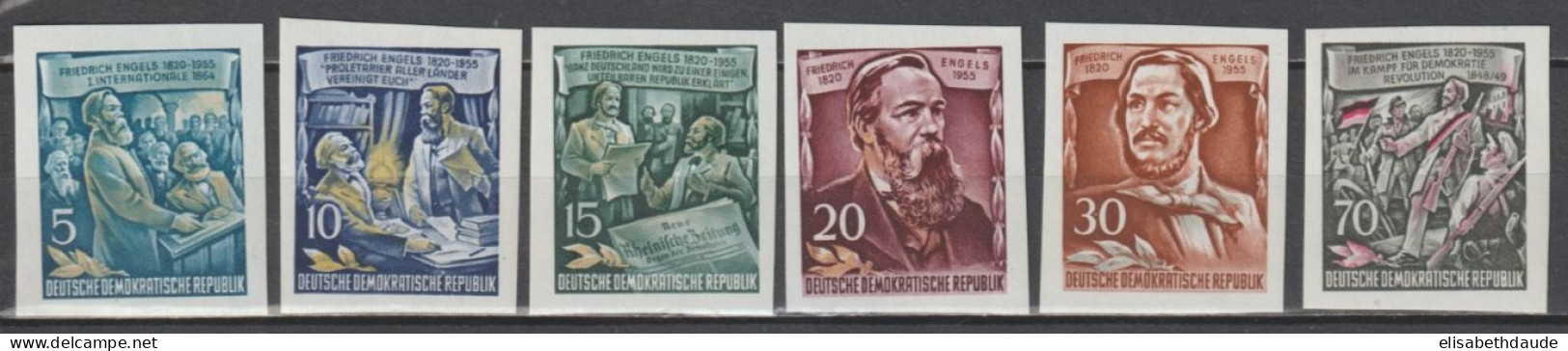 DDR - 1953 - NON DENTELES ! - YT N° 216/221 ** MNH - Ongebruikt