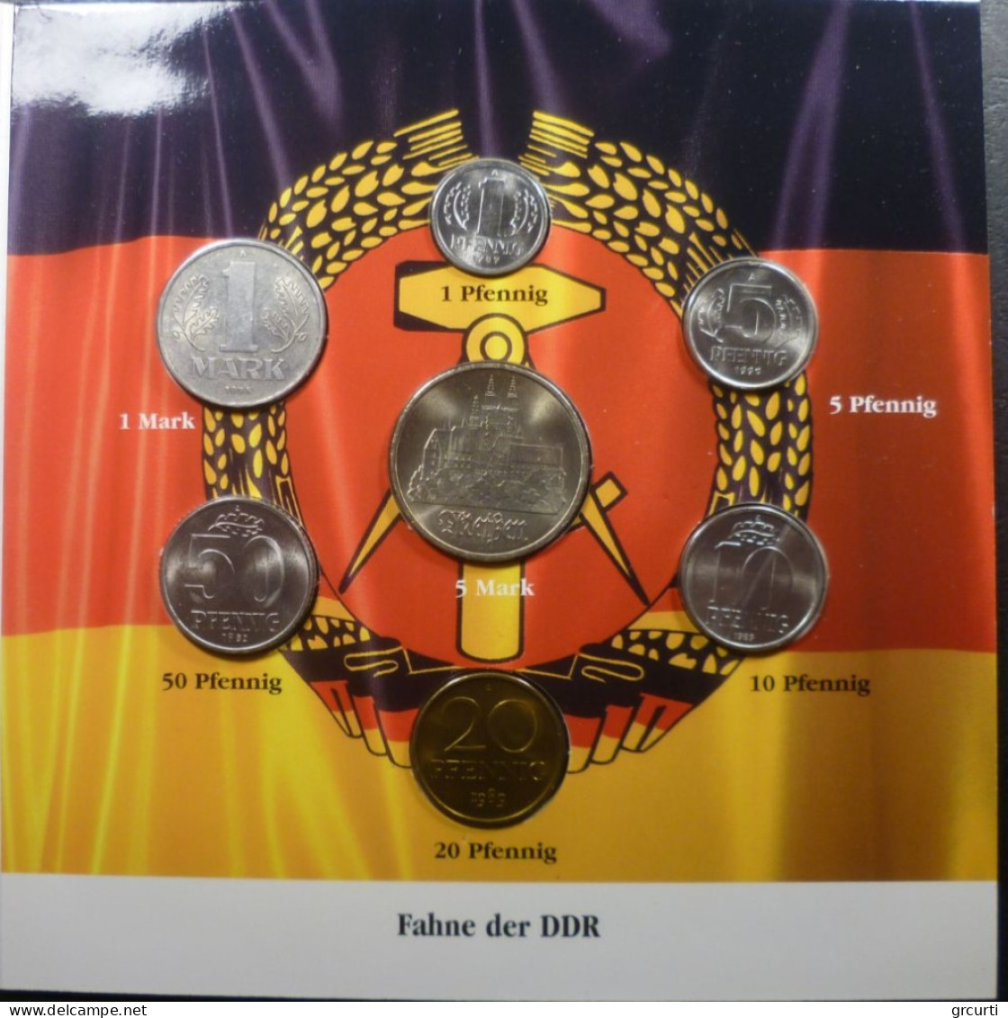 Germania Orientale - DDR - Serie Anni Misti - 7 Valori - Mint Sets & Proof Sets