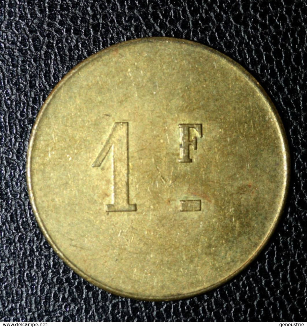 Jeton De Nécessité "1F Casino Municipal De Cannes" Token Casino - Casino