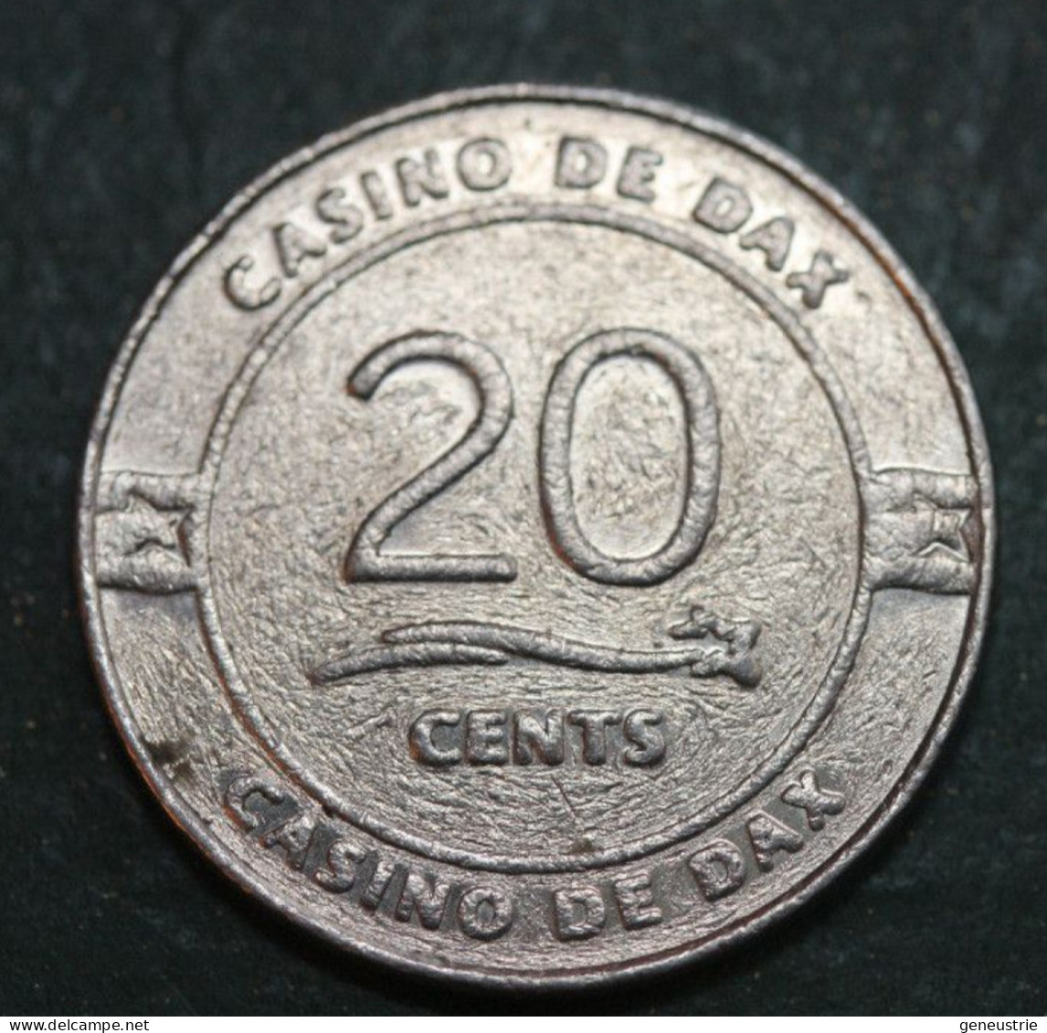 Jeton De 20 Euro Cents Du Casino De Dax - French Chips Casino Token - Casino