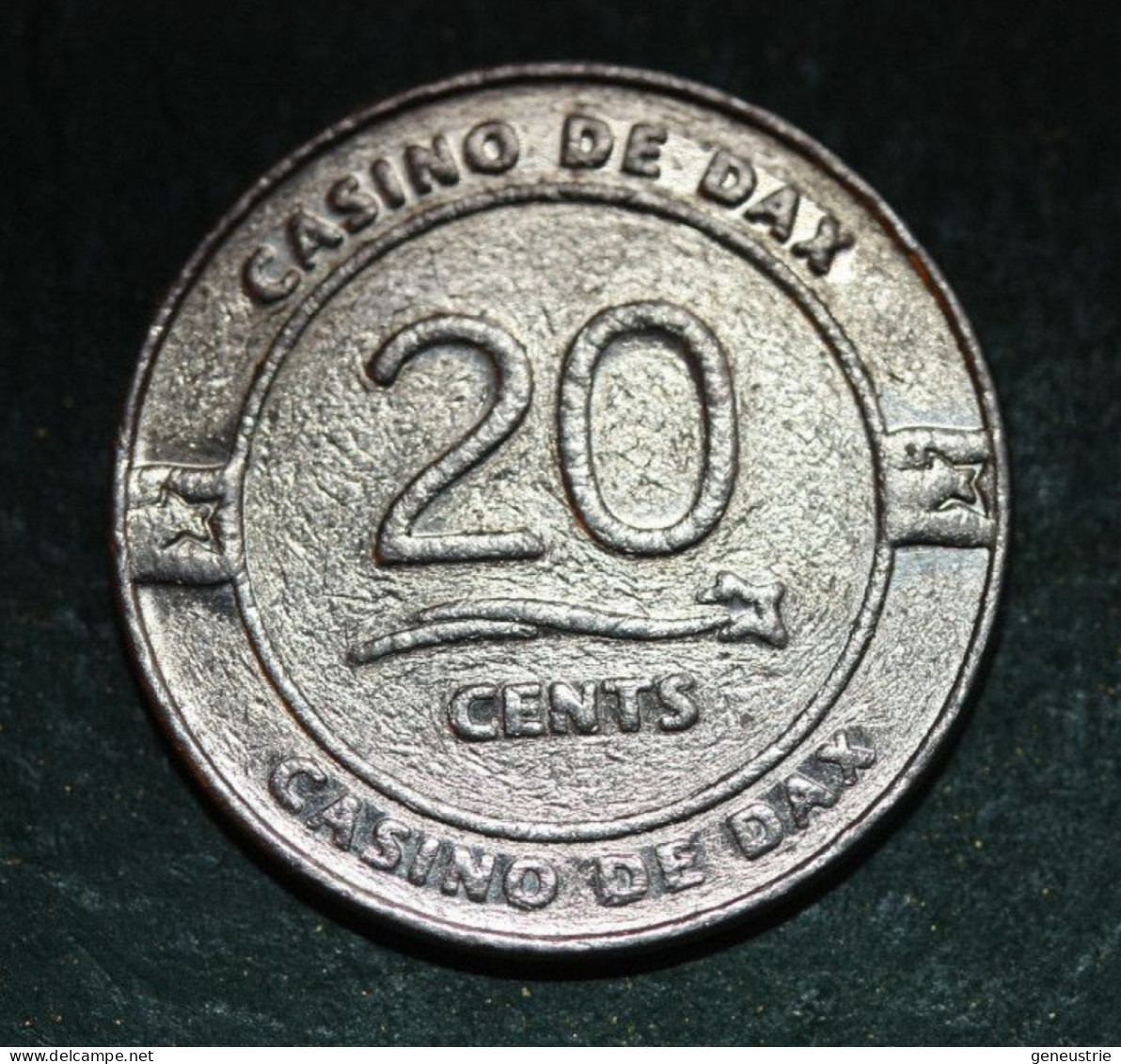 Jeton De 20 Euro Cents Du Casino De Dax - French Chips Casino Token - Casino