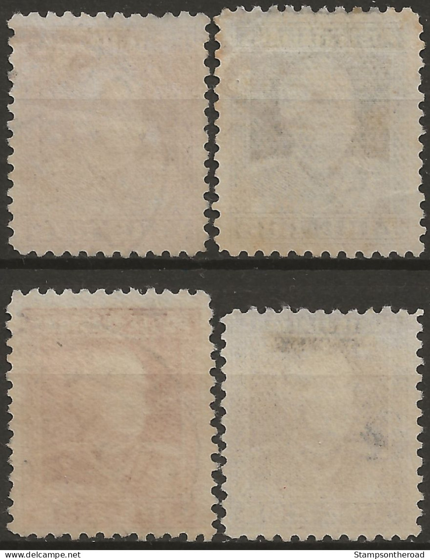 IT214-217U Regno D'Italia 1927, Sassone Nr. 214/17, Serie Cpl Di 4 Francobolli Usati Per Posta °/ - Oblitérés