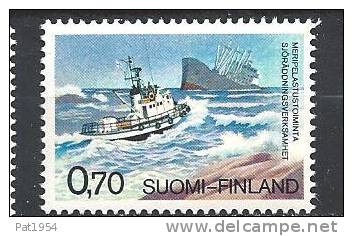 Finlande 1975 N°731 Bateau De Sauvetage Maritime - Ungebraucht