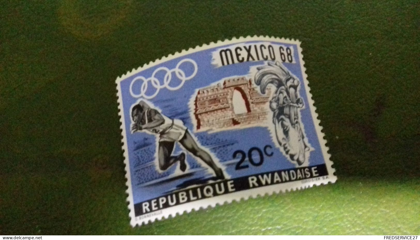 TIMBRE REPUBLIQUE RWANDAISE 1968 NEUF - Ruanda