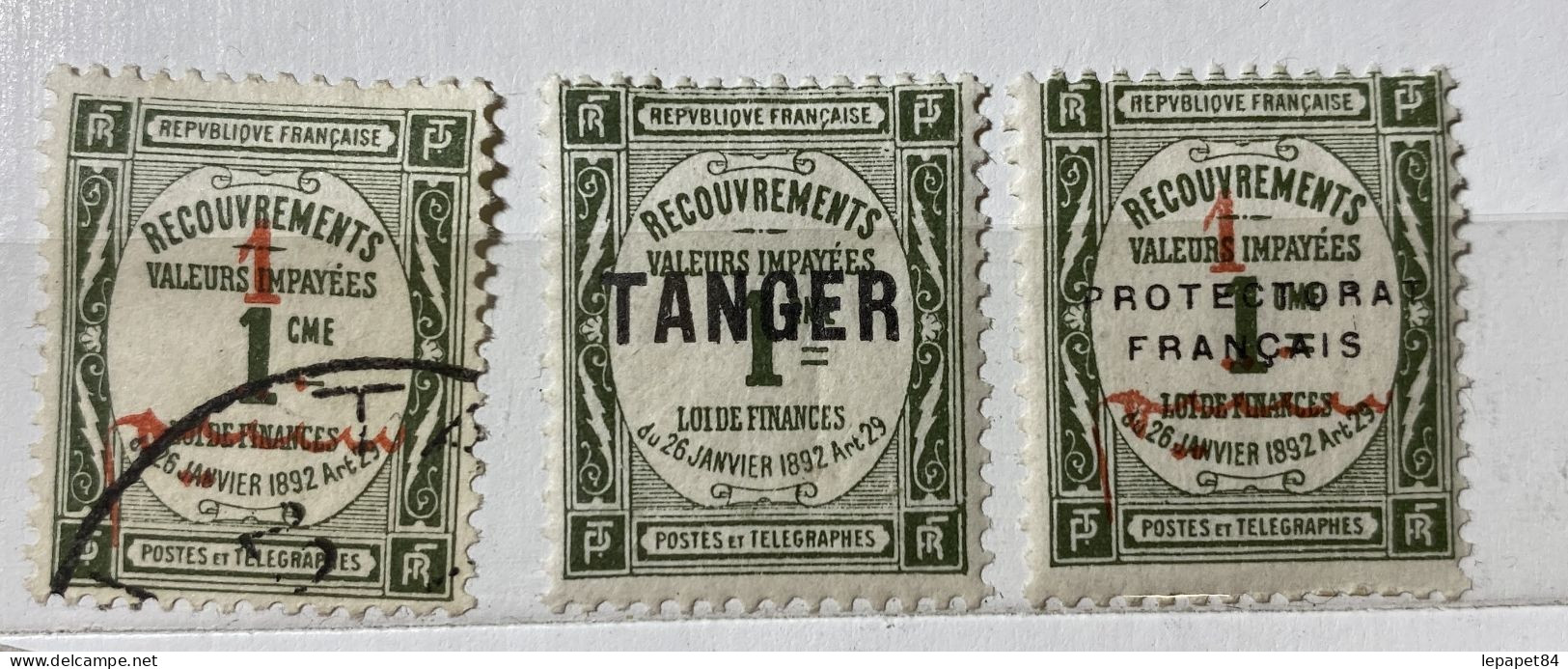 Timbre-taxe YT N°13-23-42 Neuf* - Timbres-taxe